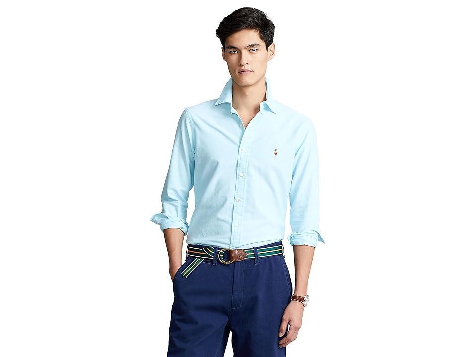 Polo Ralph Lauren Classic Fit Long Sleeve Cotton Oxford Button Down Shirt Product Image