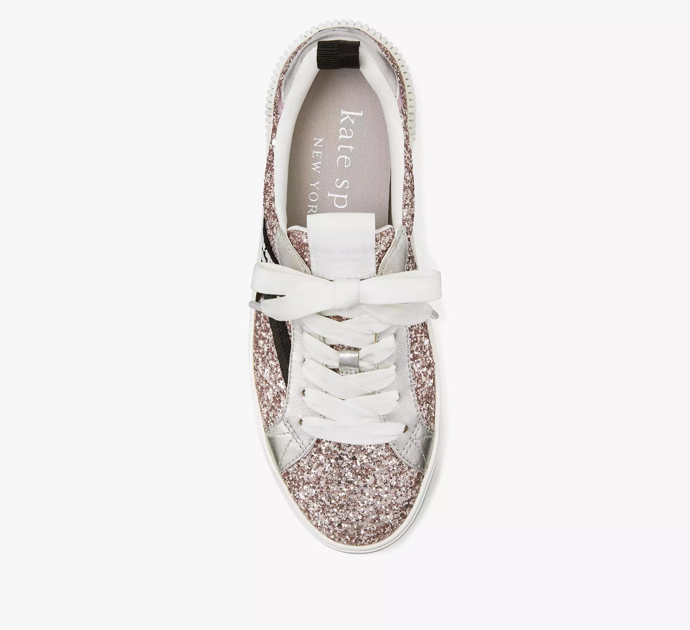 K As In Kate Glitter Court Sneakers Product Image