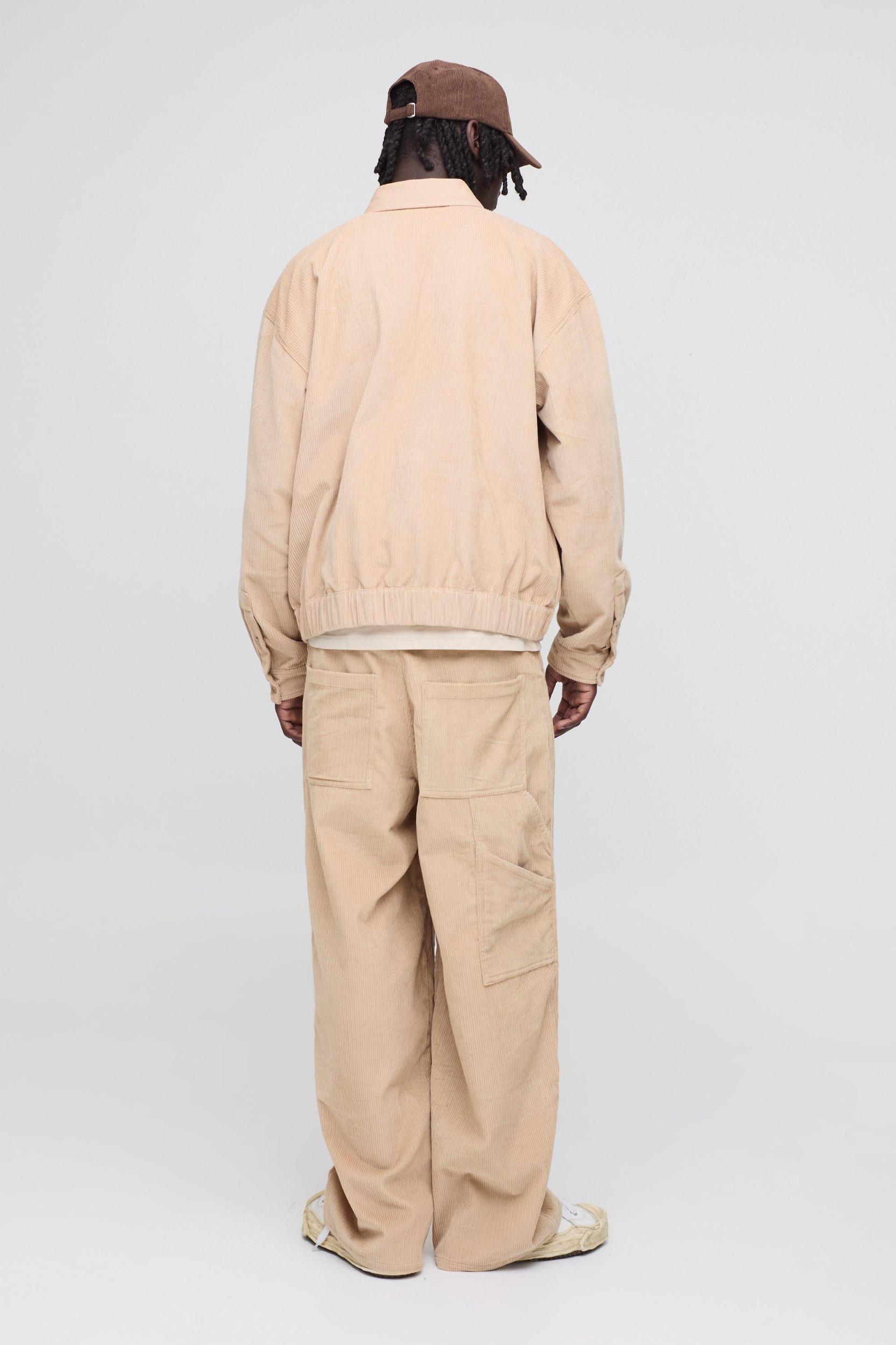 Baggy Carpenter Corduroy Pants | boohooMAN USA Product Image