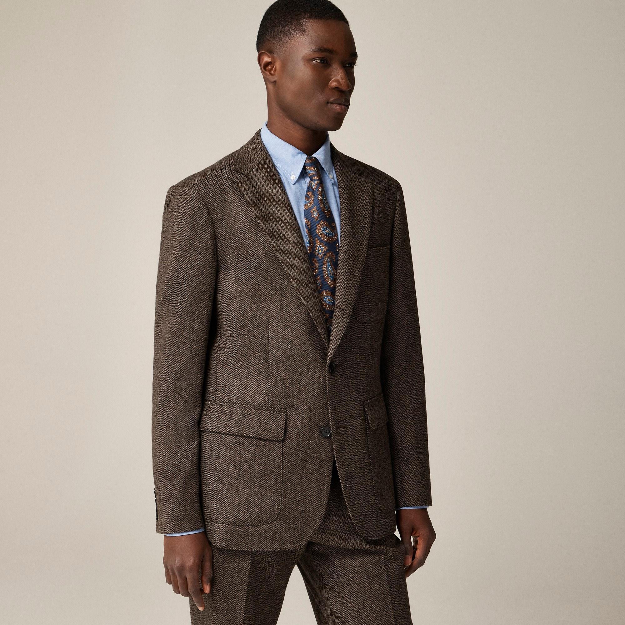 Crosby Classic-fit suit jacket in English merino wool Product Image