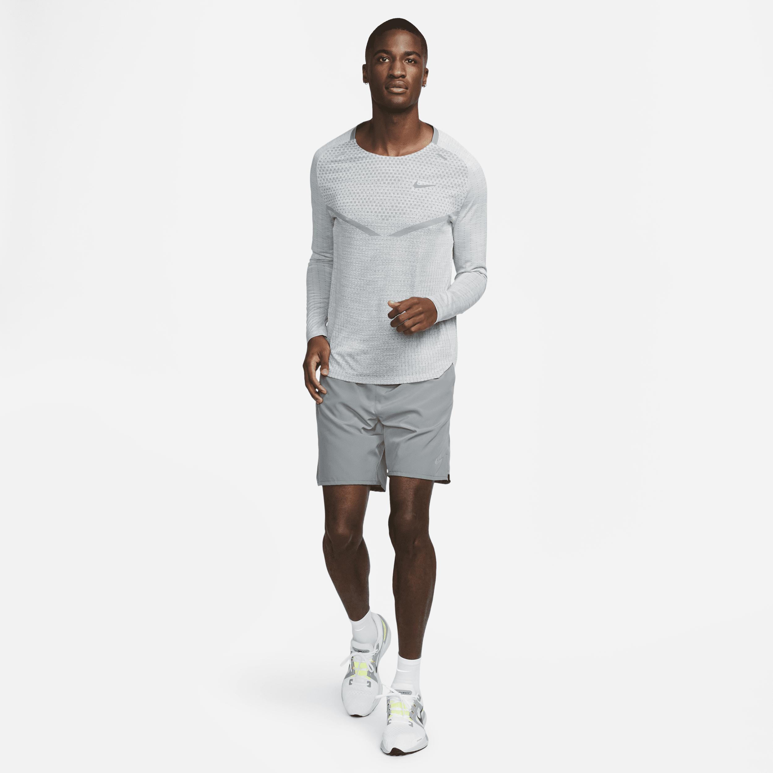 Men's Nike Dri-FIT Challenger 7" 2-in-1 Running Shorts, Size: Small, Grey Gray Blk Rf Slvr Product Image