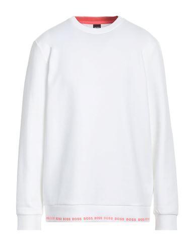 HUGO BOSS Boss  Man Sweatshirt White Size Xxl Cotton, Polyester, Elastane Product Image