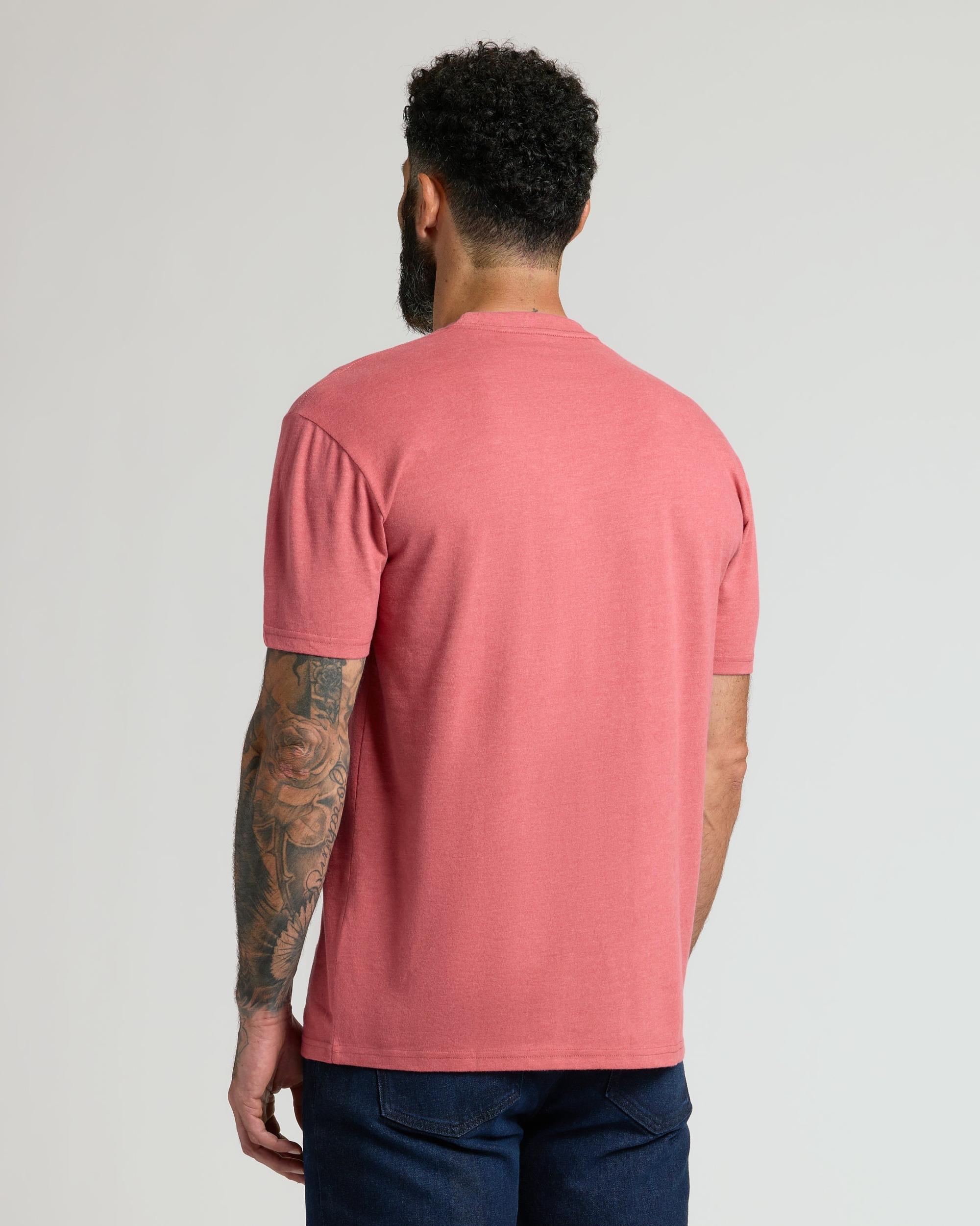 Heather Garnet Classic Crew Neck Product Image