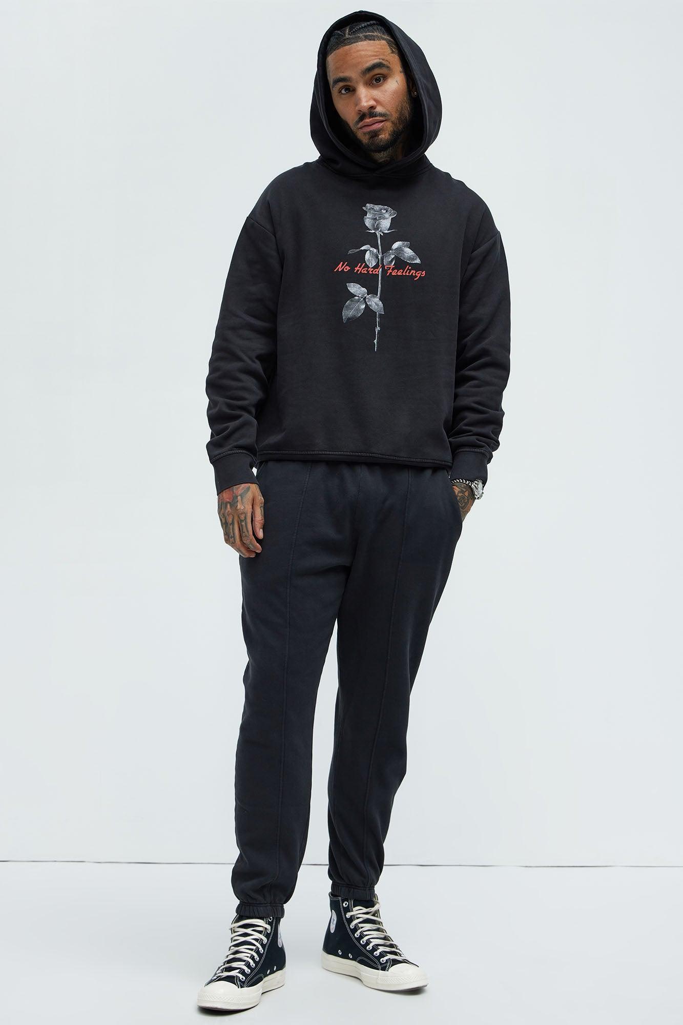 No Hard Feelings Hoodie - Black Product Image