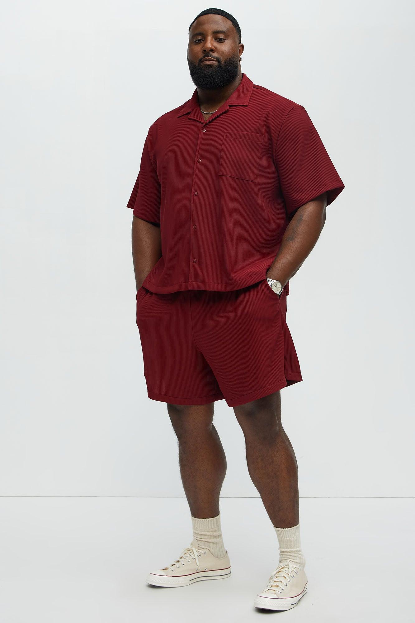Show Up Basketball Short - Burgundy Product Image