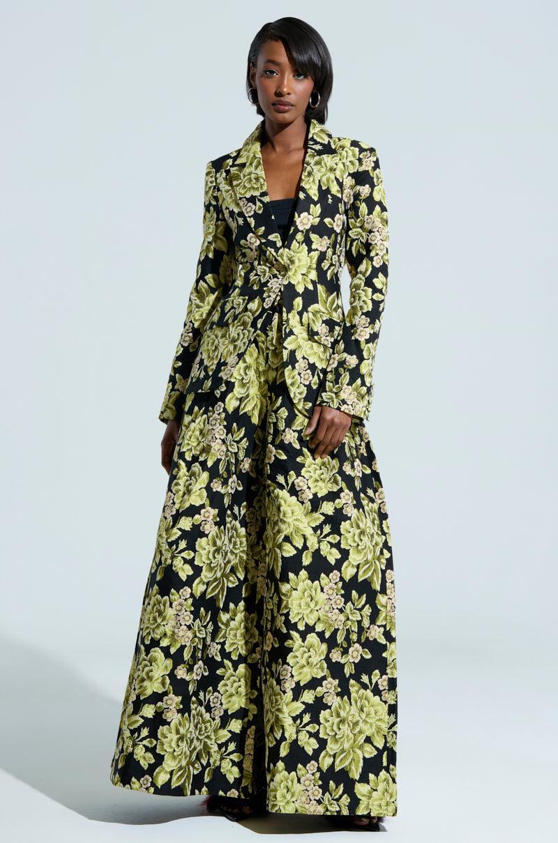 BUY MYSELF FLOWERS BROCADE BLAZER Product Image