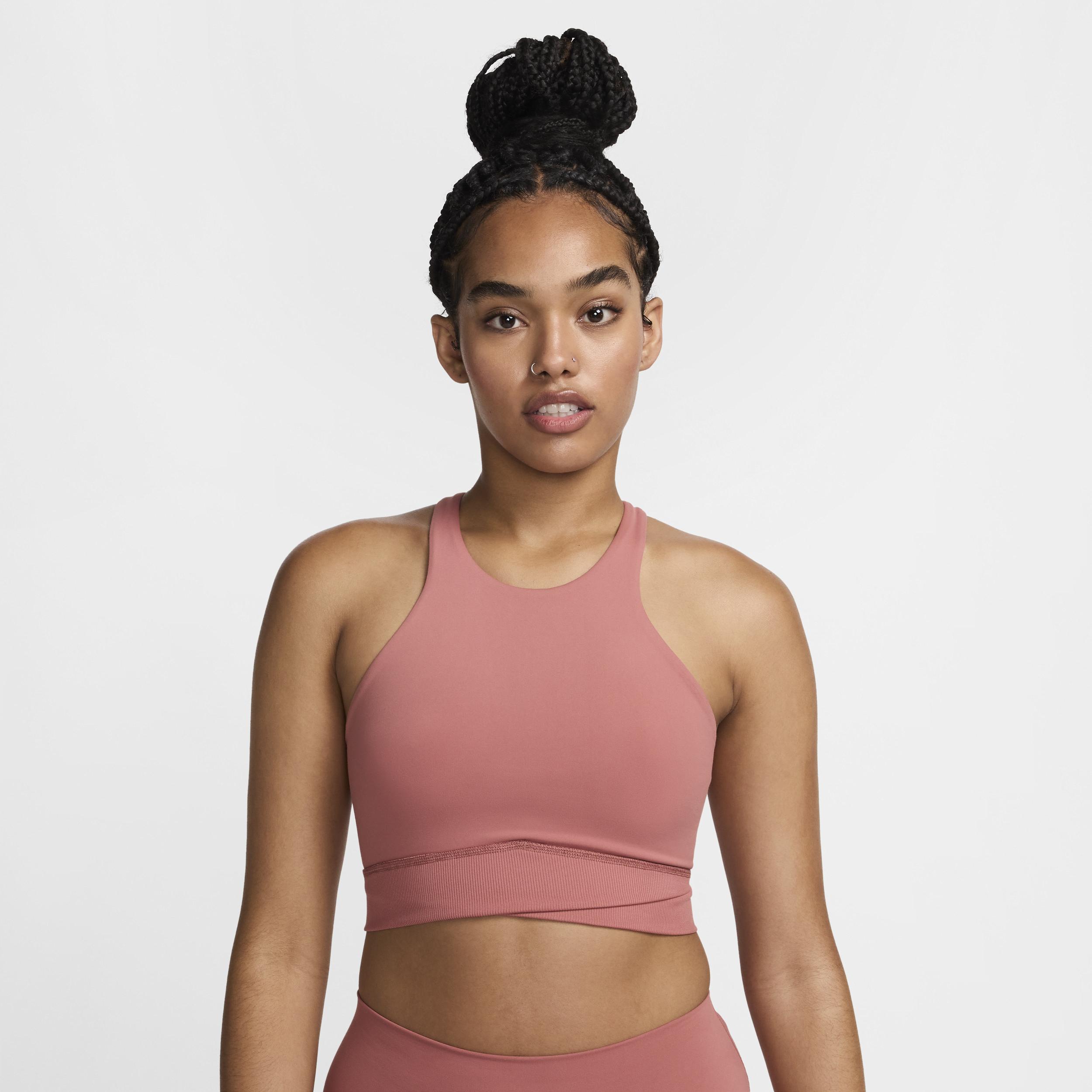Nike Womens One Twist Light-Support Lightly Lined High-Neck Sports Bra Product Image