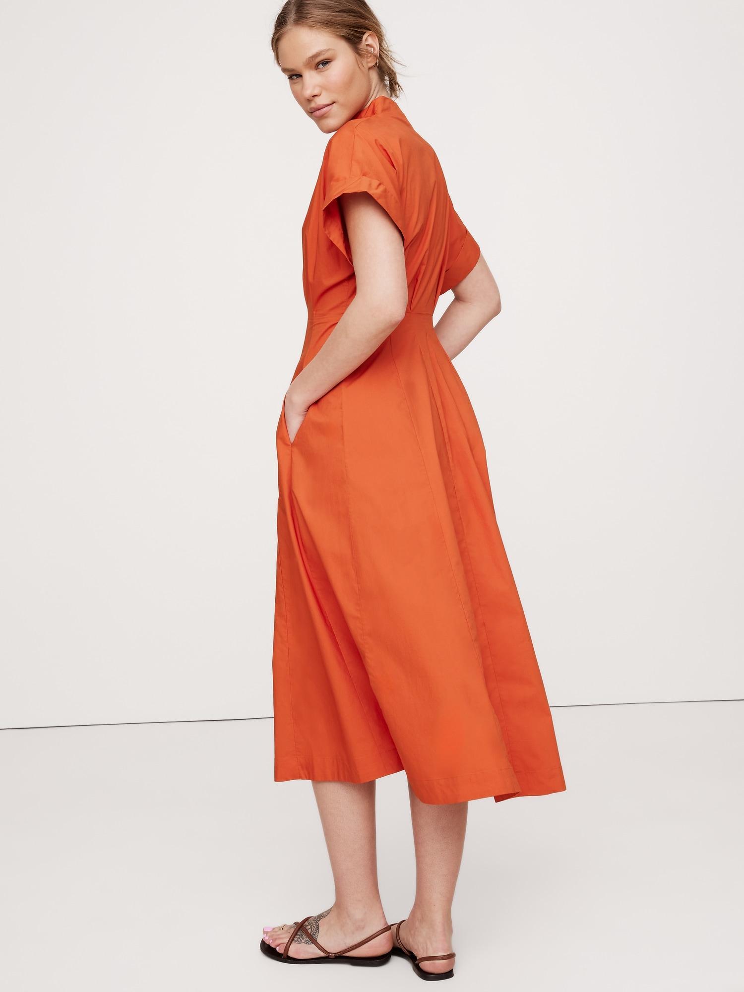 Cotton Poplin Shirt Dress Product Image