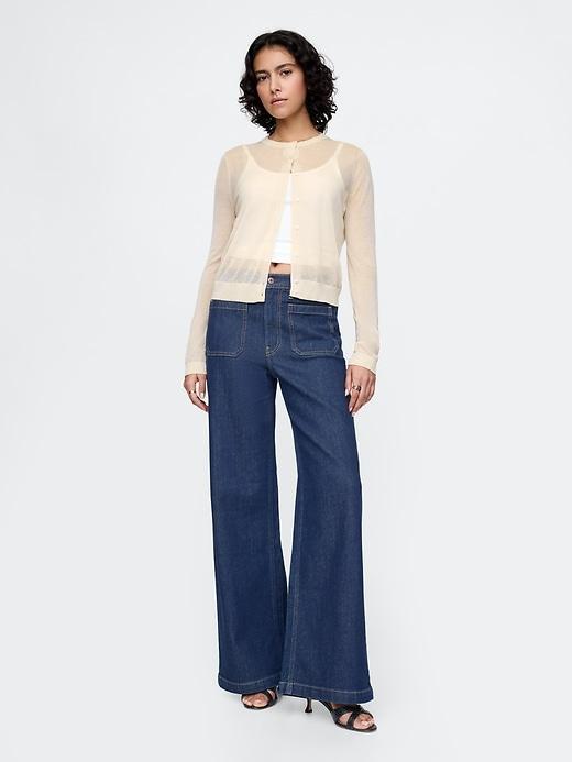 Recycled Sheer Cardigan Product Image