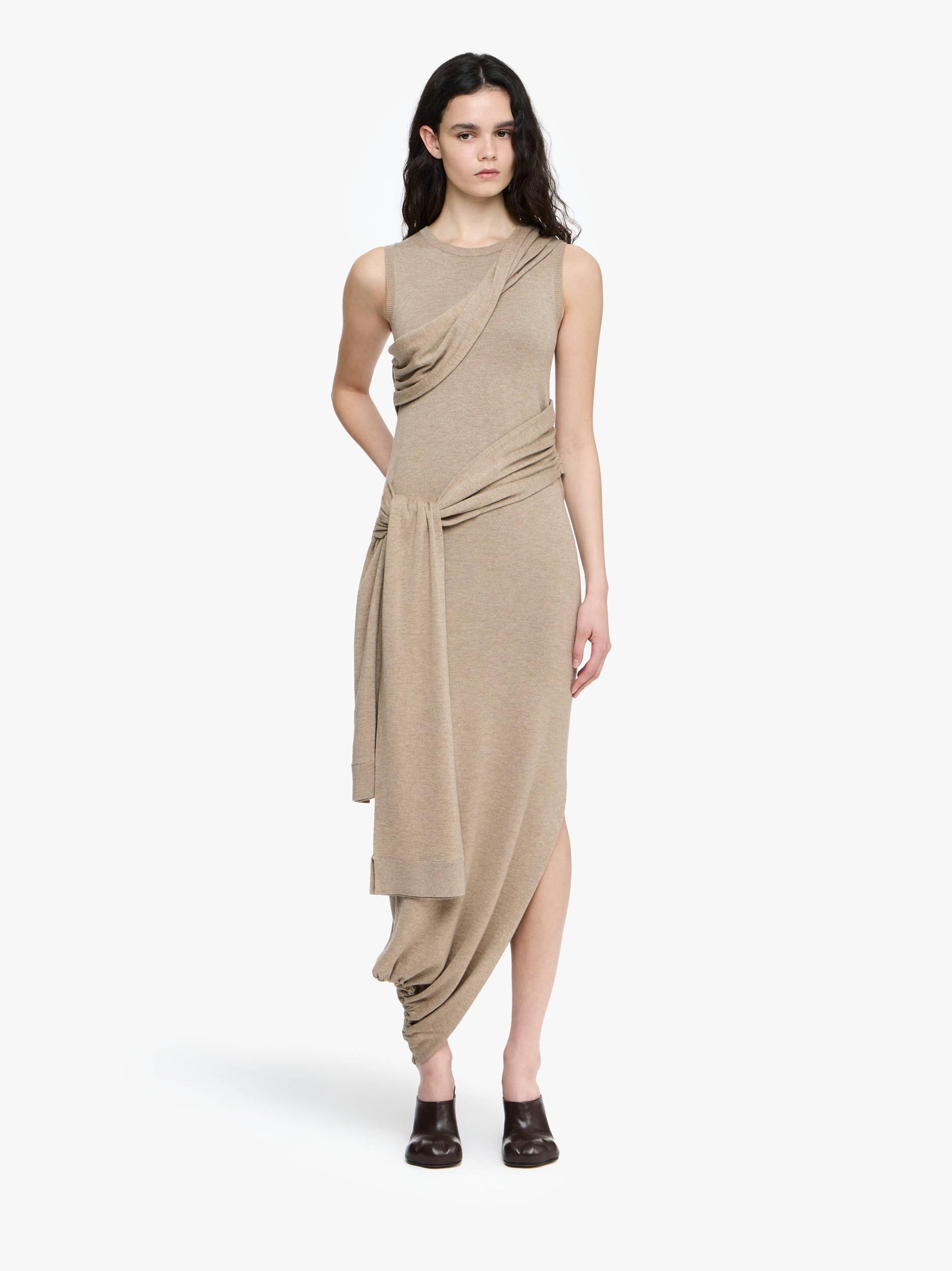 TIE DETAIL SLEEVELESS DRESS Product Image