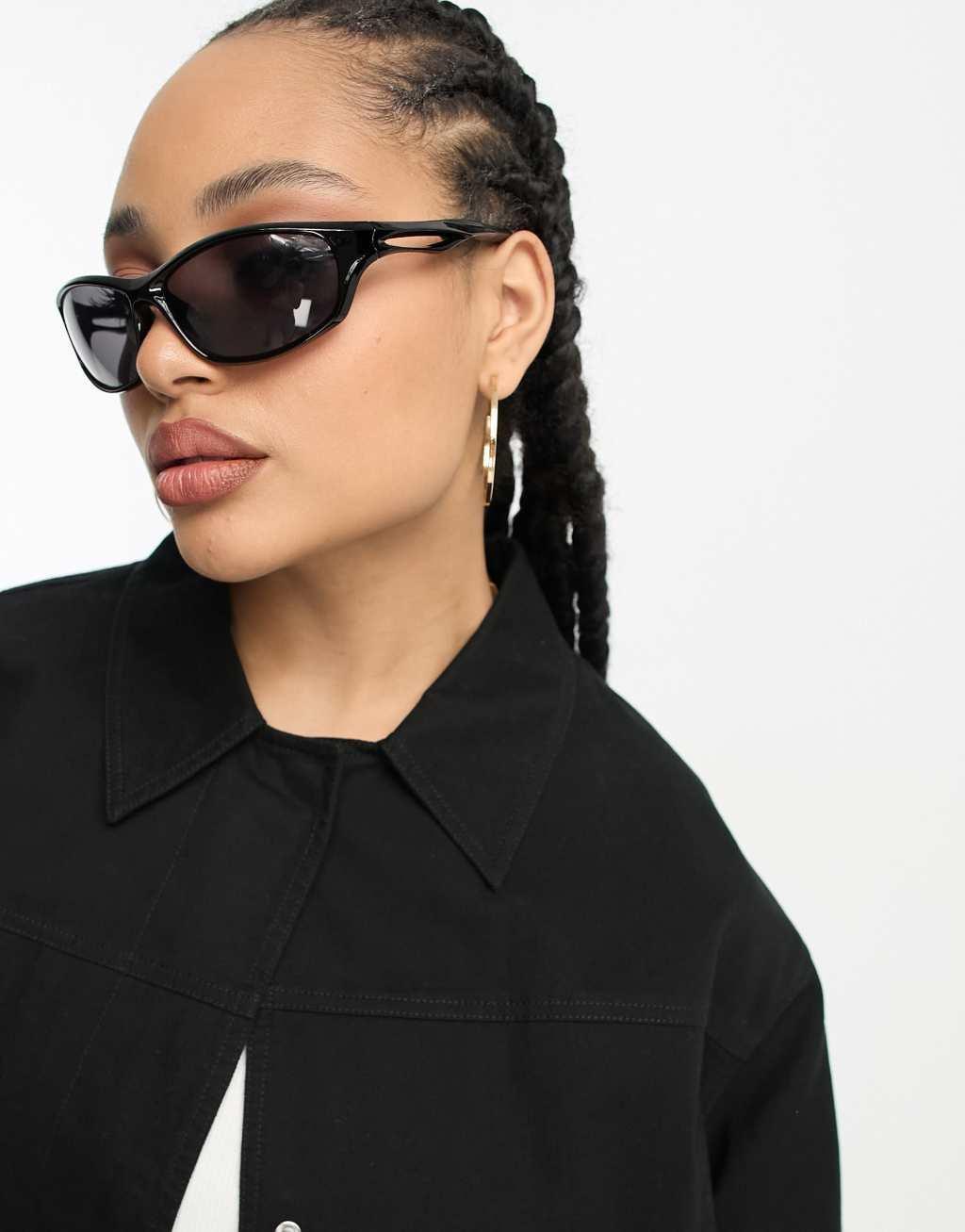 ASOS DESIGN Curve lightweight cotton pocket shacket Product Image
