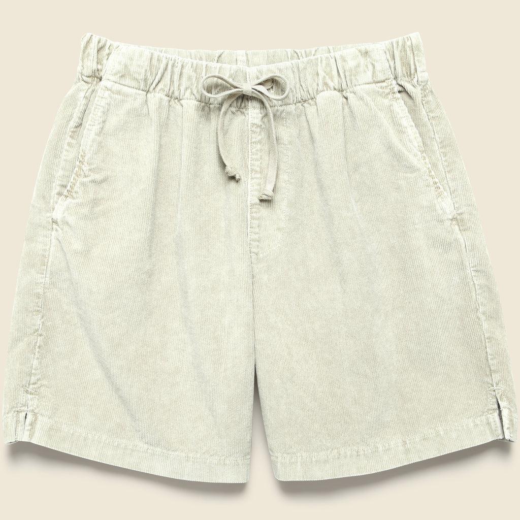 6" Corduroy Easy Short - Salt Product Image