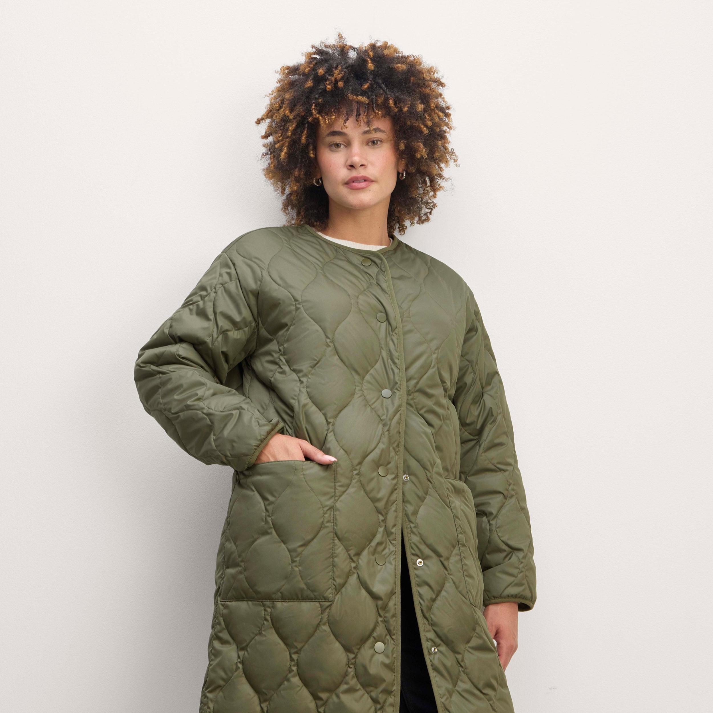 The Long Quilted Liner Product Image