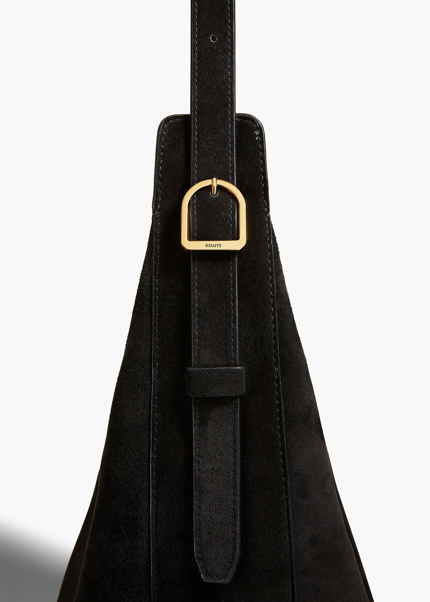 Augustina Hobo in Black Suede Product Image