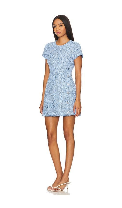 Womens Raia Tweed Short-Sleeve Minidress Product Image