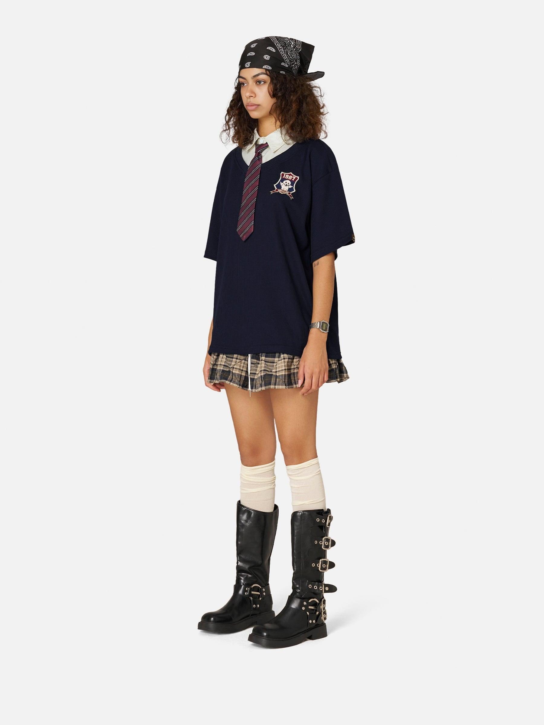 Aelfric Eden Layered Stripe Tie Tee Product Image