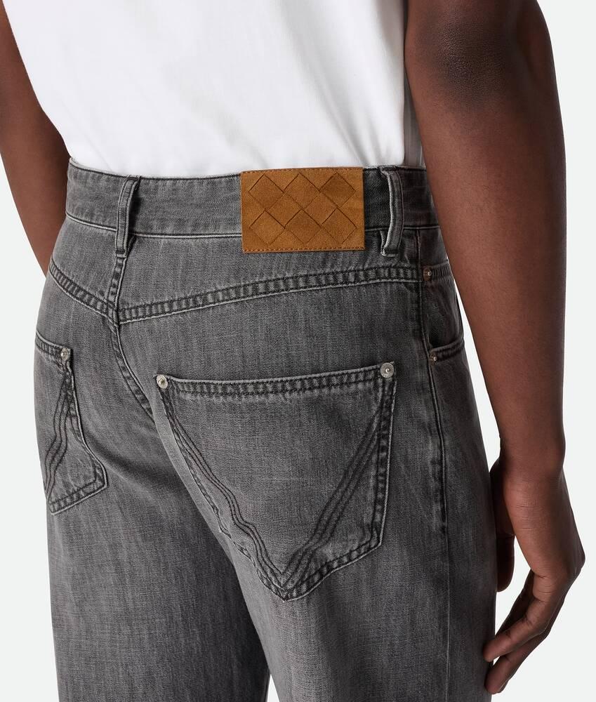 Men's Vintage Black Denim Shirt in Washed black Product Image