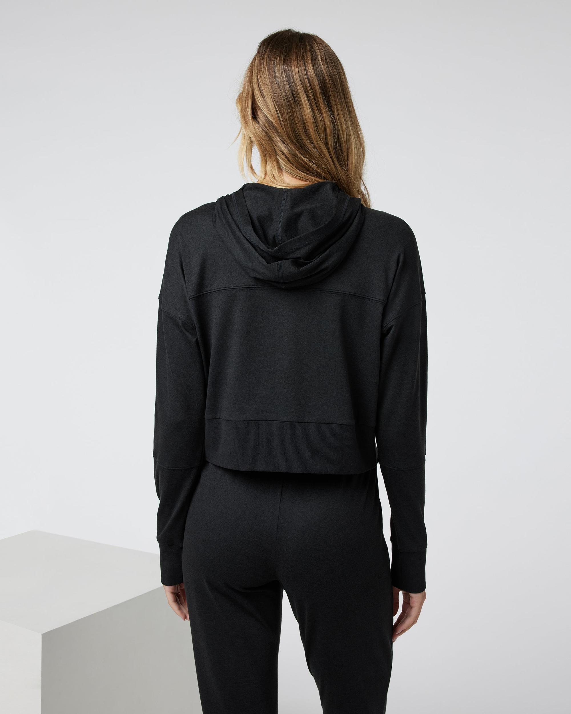 Halo Half Zip Cropped Hoodie Product Image