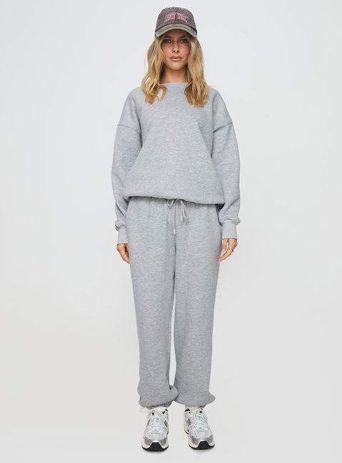 Dream Fleece Classic Crewneck Sweatshirt Grey Marle Product Image