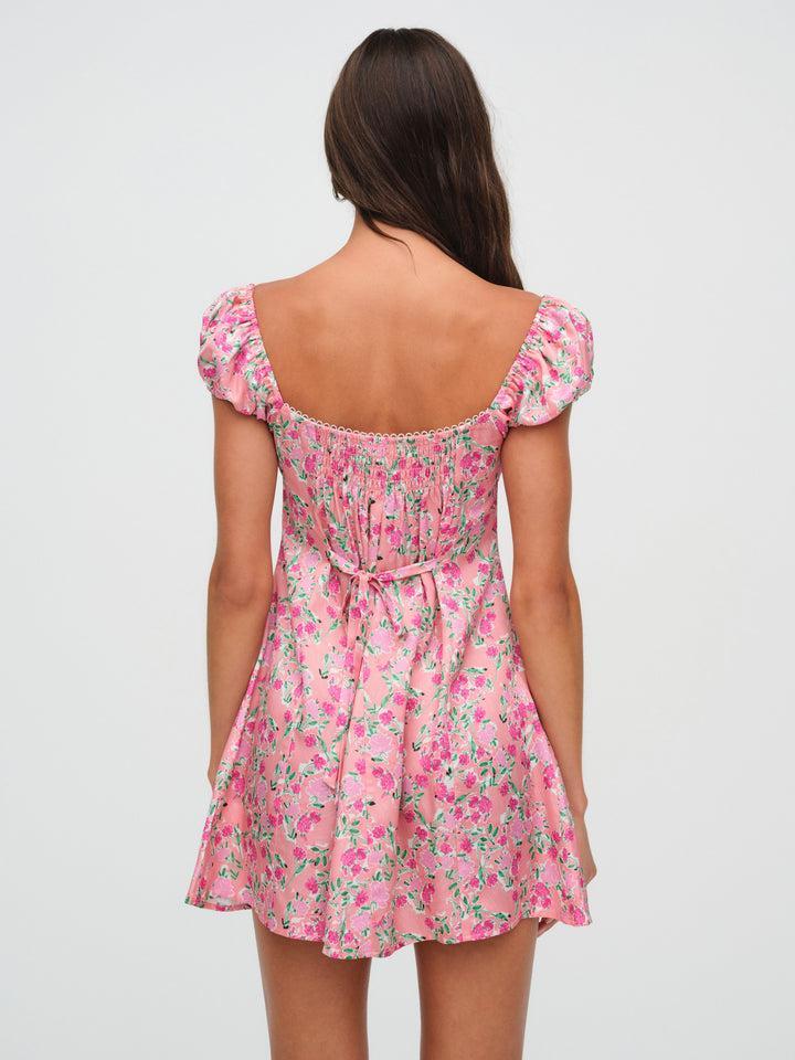 Antonia Mini Dress — Pink Product Image
