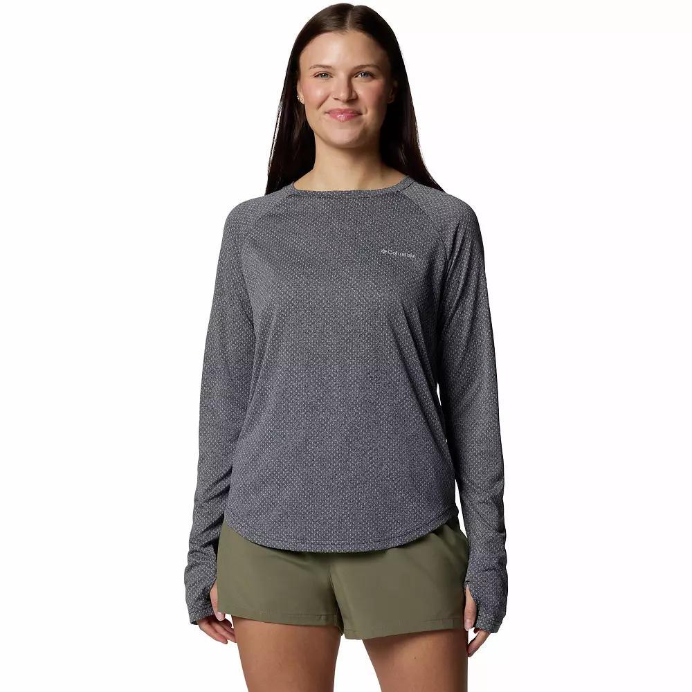 Women's Columbia Omni-WICK™ Bogata Bay Long Sleeve T-Shirt, Size: XS, Spray Product Image