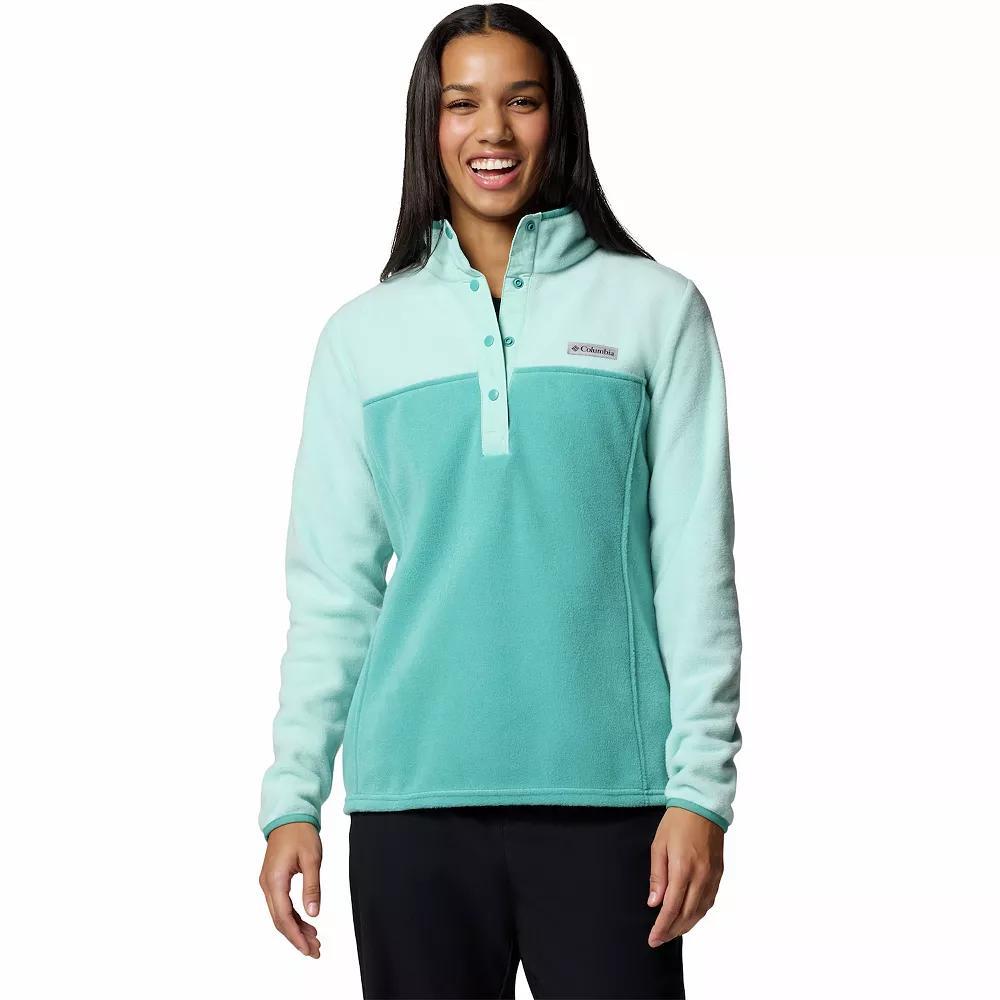 Women's Columbia Benton Springs 1/2 Snap Pullover, Size: XL, Canoe Yellow Wash Product Image
