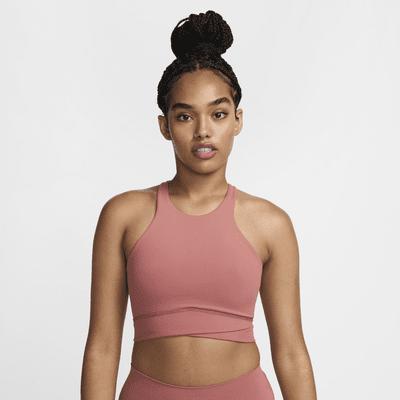 Nike Womens One Twist Light-Support Lightly Lined High-Neck Sports Bra Product Image
