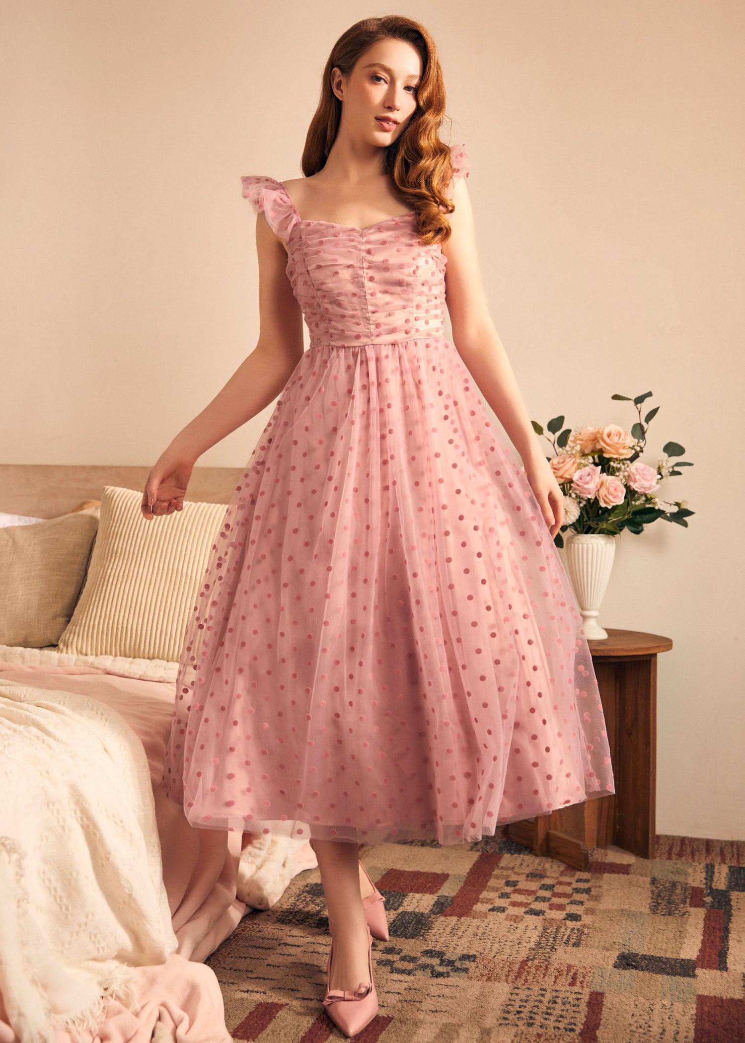 Midsummer Flutter Fit & Flare Dress Product Image