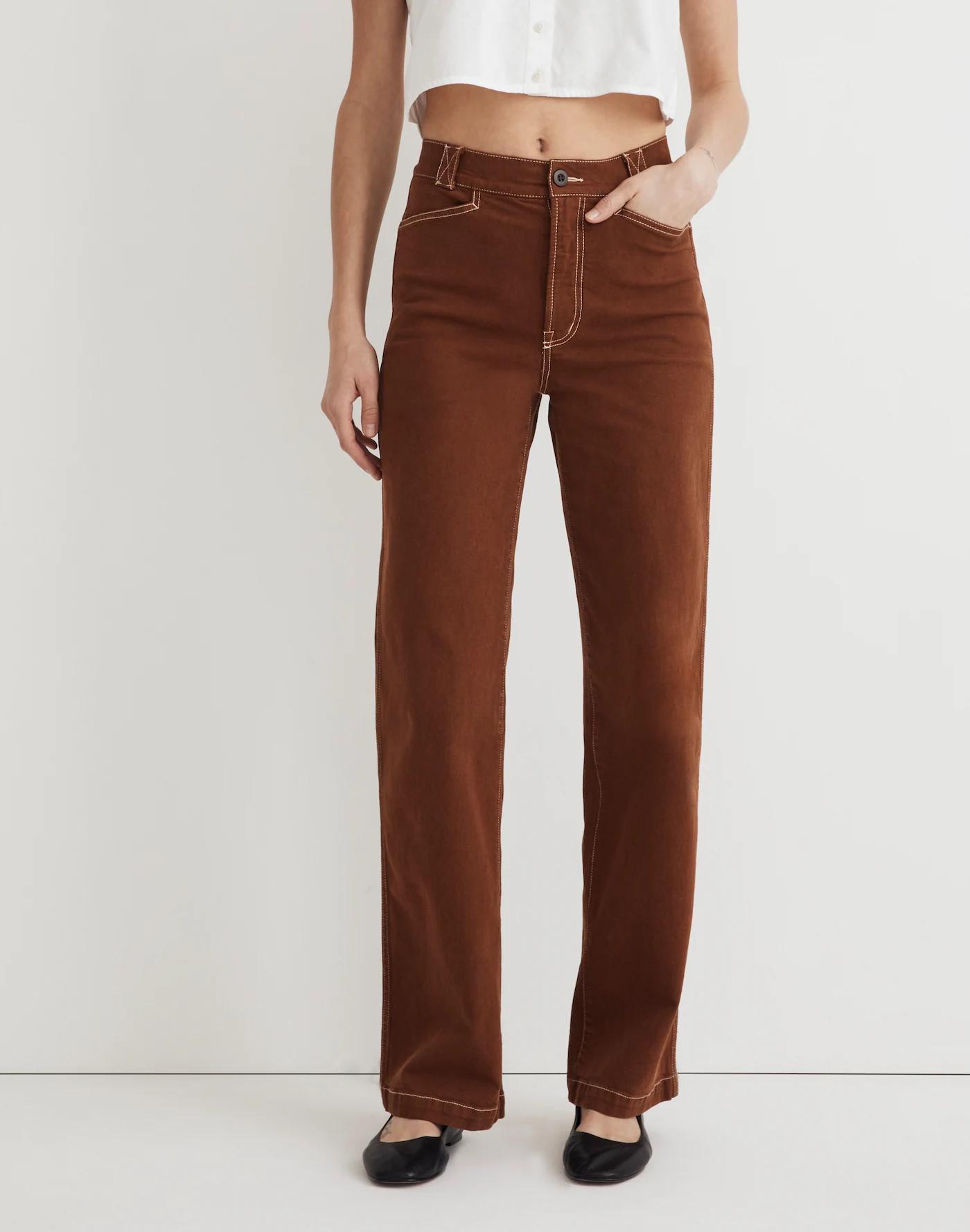 The Petite Emmett 2.0 Wide-Leg Pants: Garment-Dyed Edition Product Image