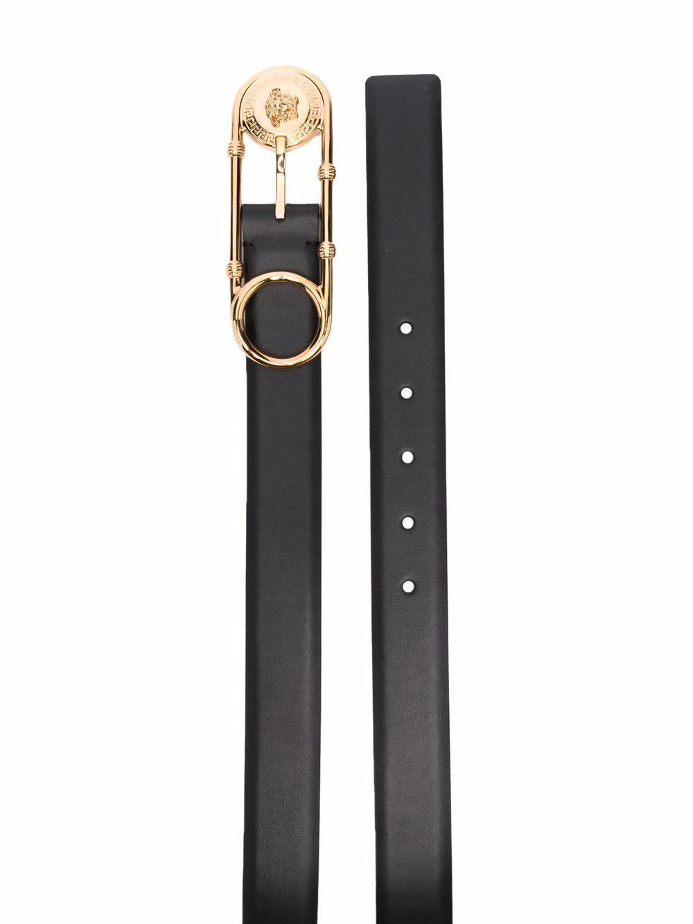 Safety Pin leather belt Product Image