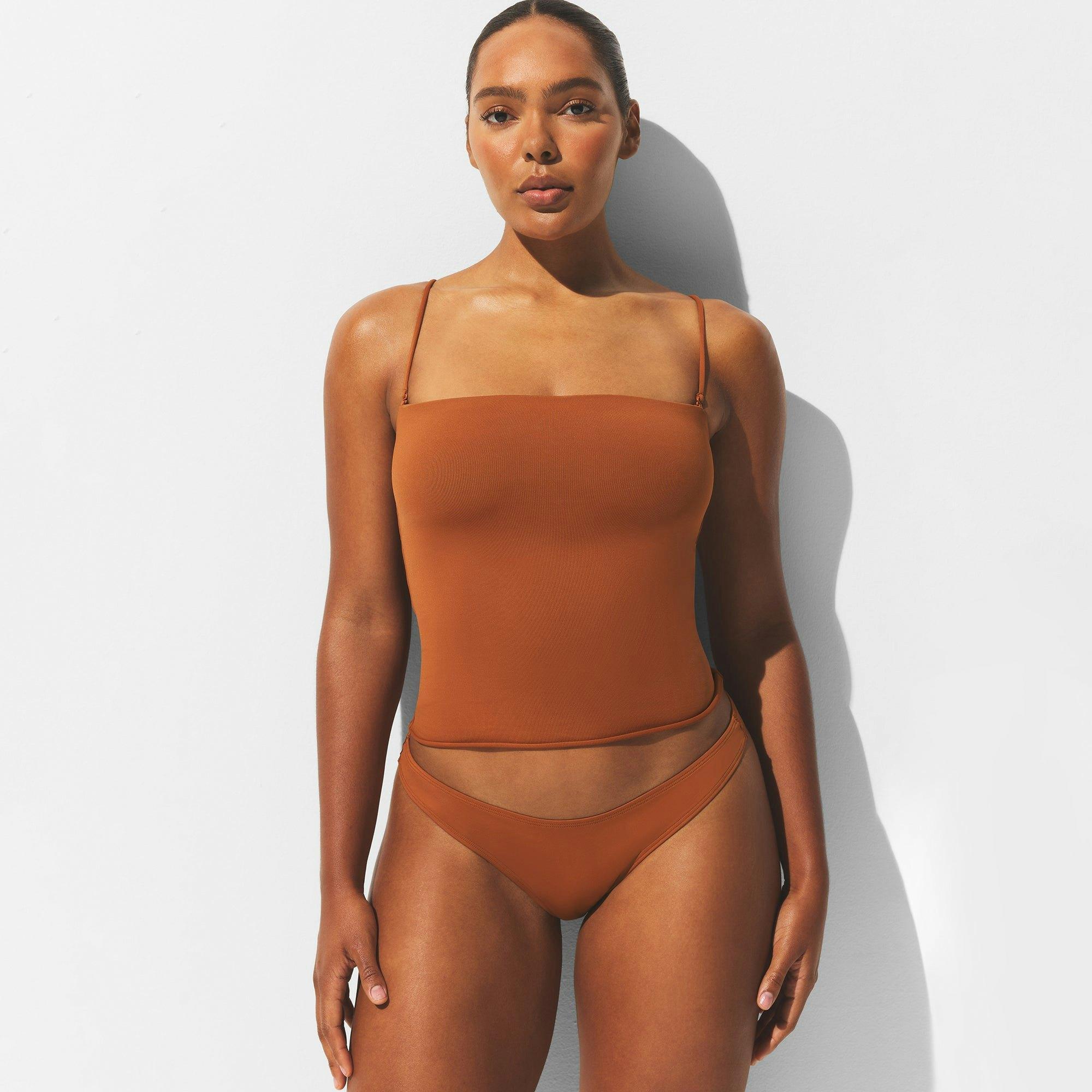 ICONIC SWIM CONVERTIBLE BANDEAU BIKINI TOP | TERRA Product Image