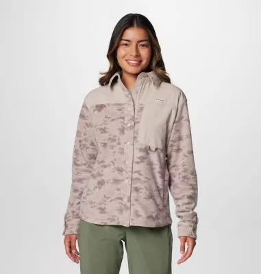Columbia Womens PFG Uncharted Fleece Overshirt- Product Image