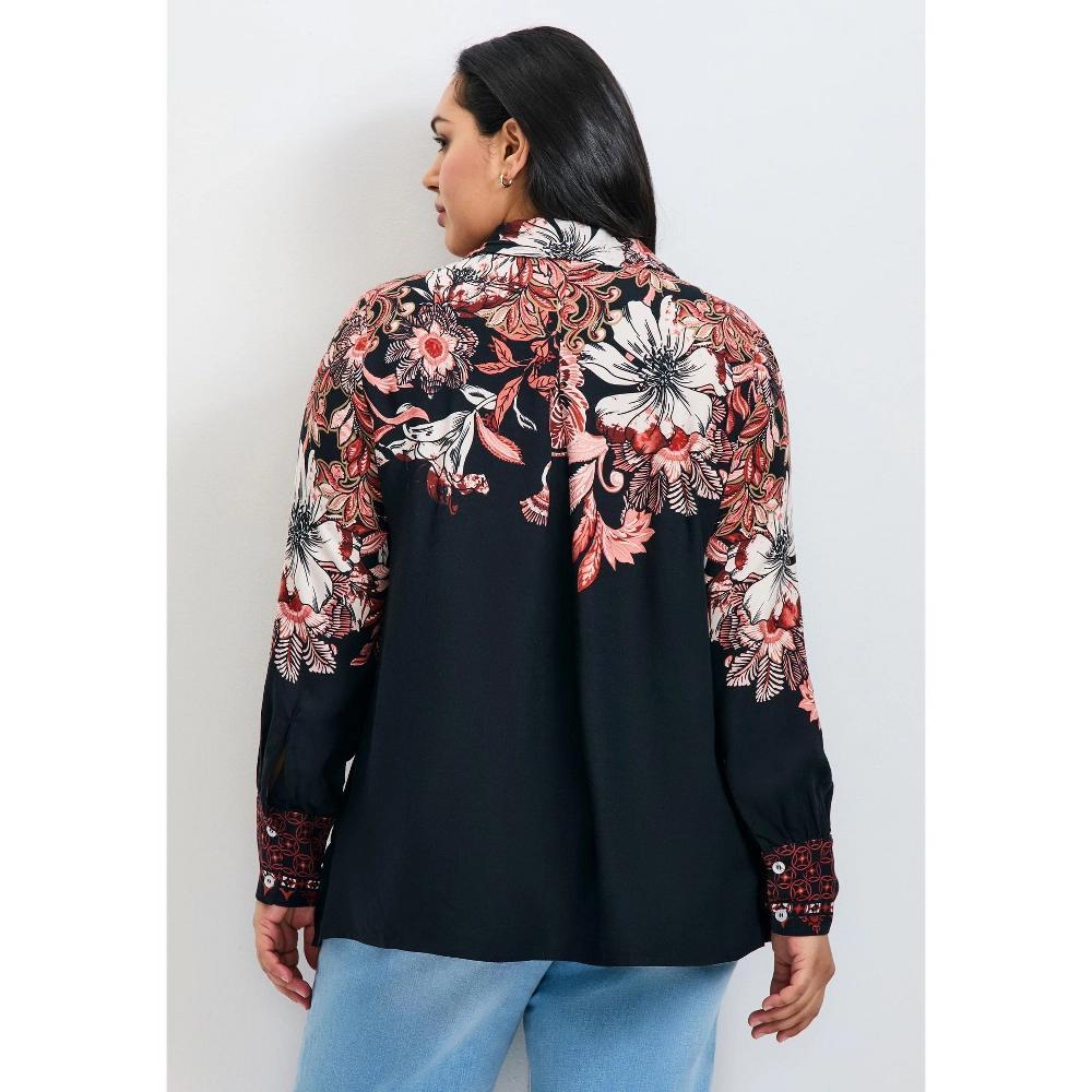 Avenue Women's Plus Size Knit Pull On Jean Product Image