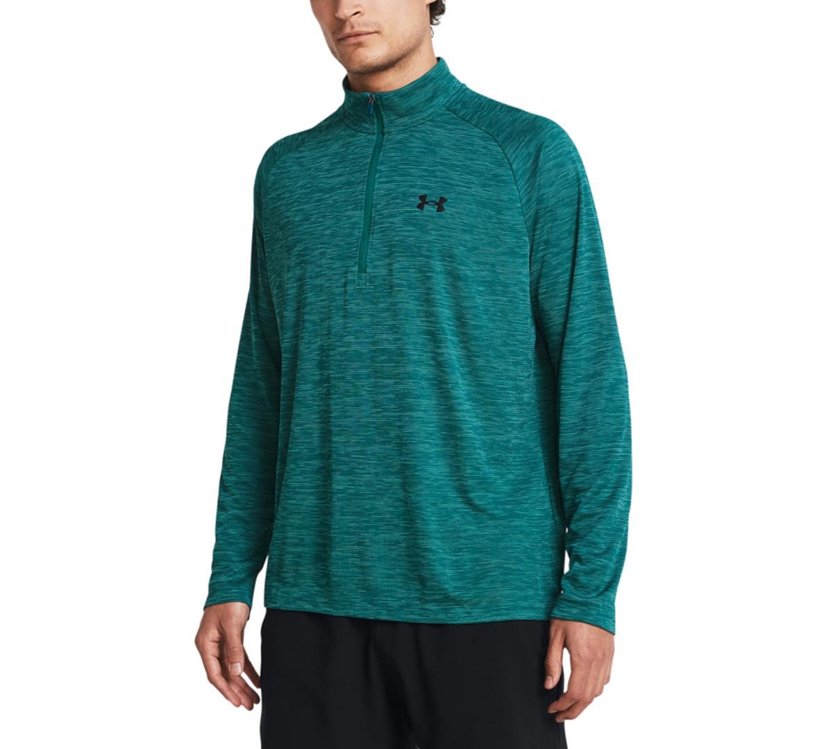 Mens Under Armour Tech Textured Zip Top Product Image