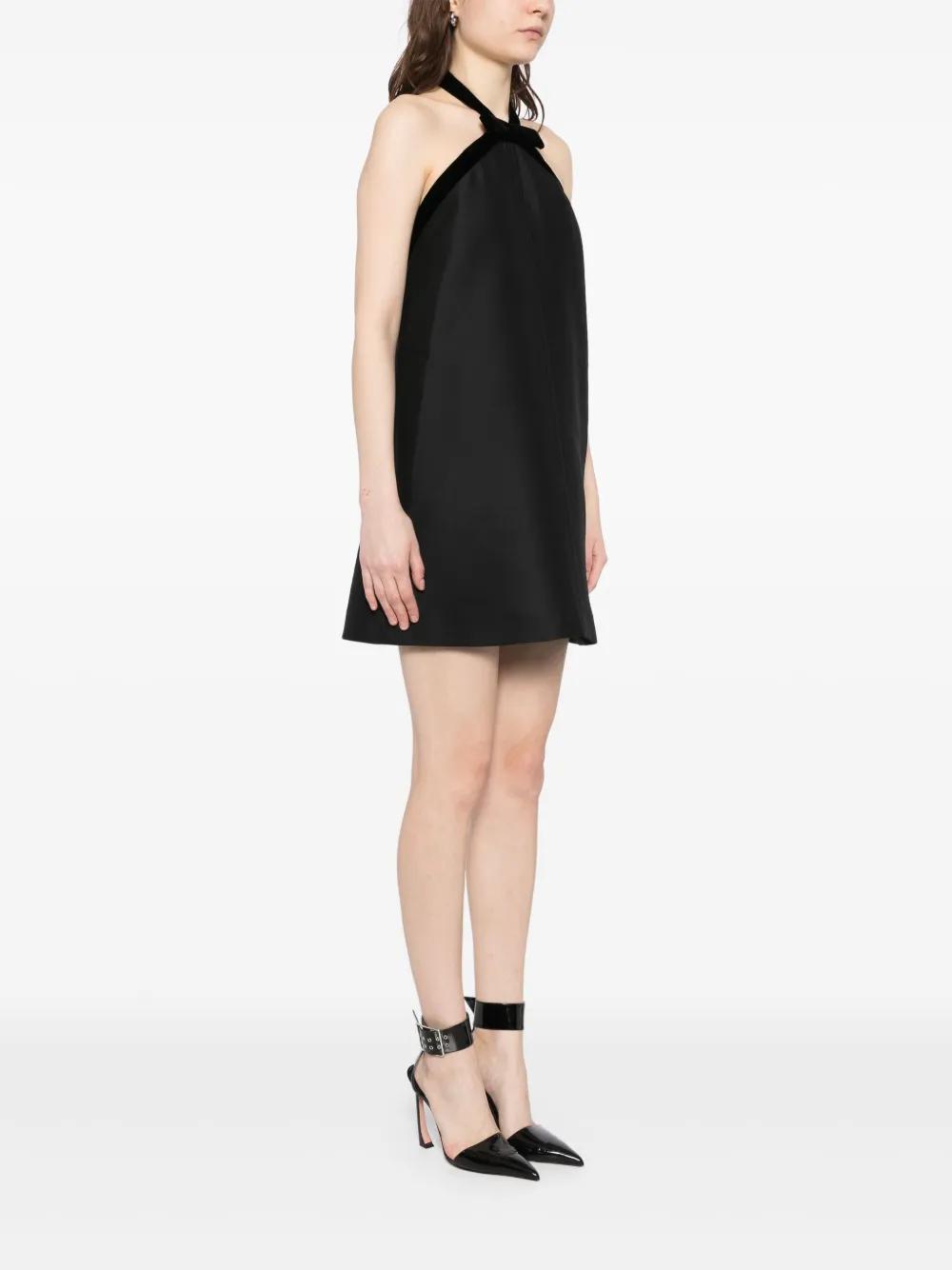 TOM FORD Bow Detail Mini Dress In Black Product Image