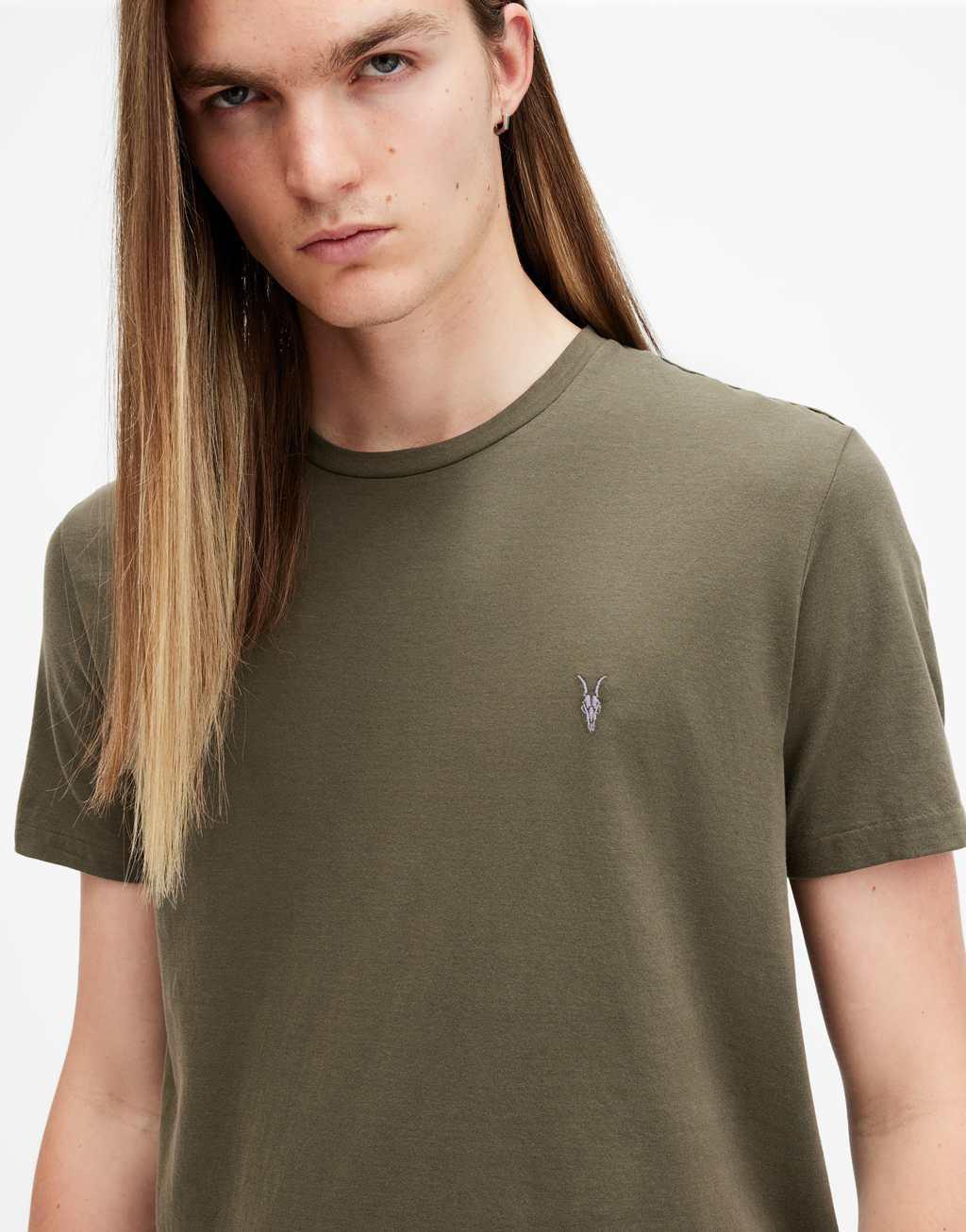 AllSaints Tonic t-shirt in light brown Product Image