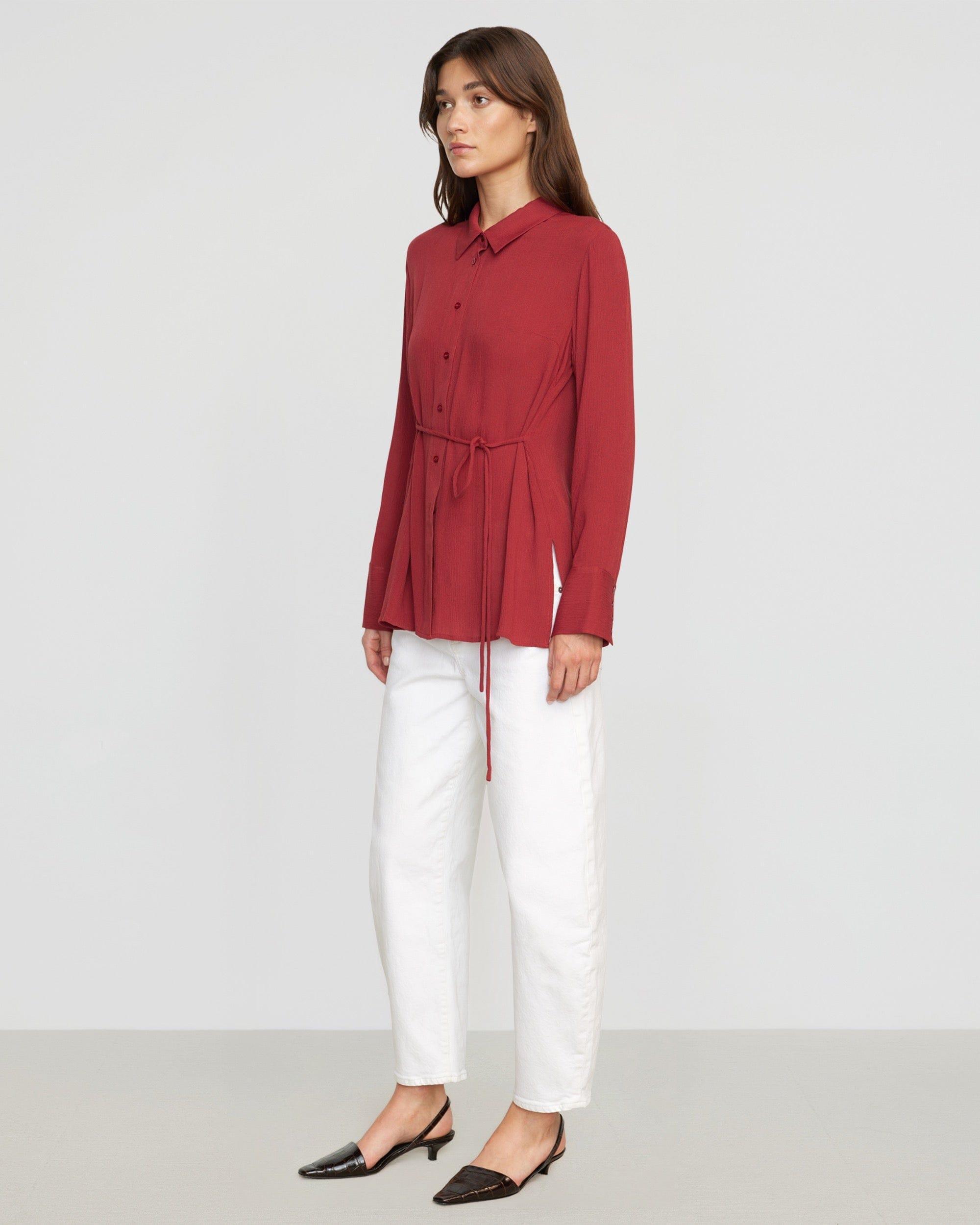 Navaz Tie-Back Shirt Product Image