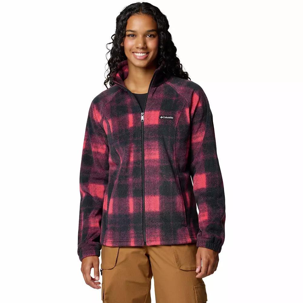 Columbia Womens Benton Springs Printed Full Zip Fleece Jacket- Product Image