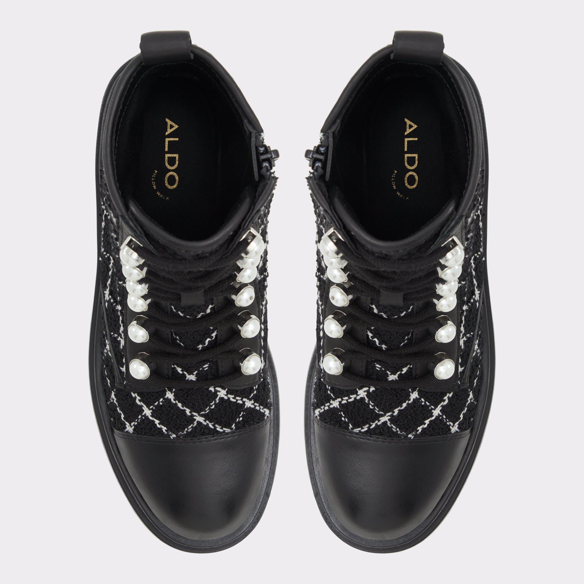 Marthia Other Black Textile Women's Combat boots | ALDO US Product Image