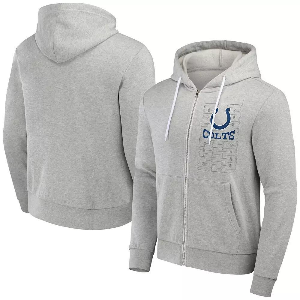 Men's NFL x Darius Rucker Collection by Fanatics Heather Gray Las Vegas Raiders Domestic Full-Zip Hoodie, Size: Large, Lvr Grey Product Image