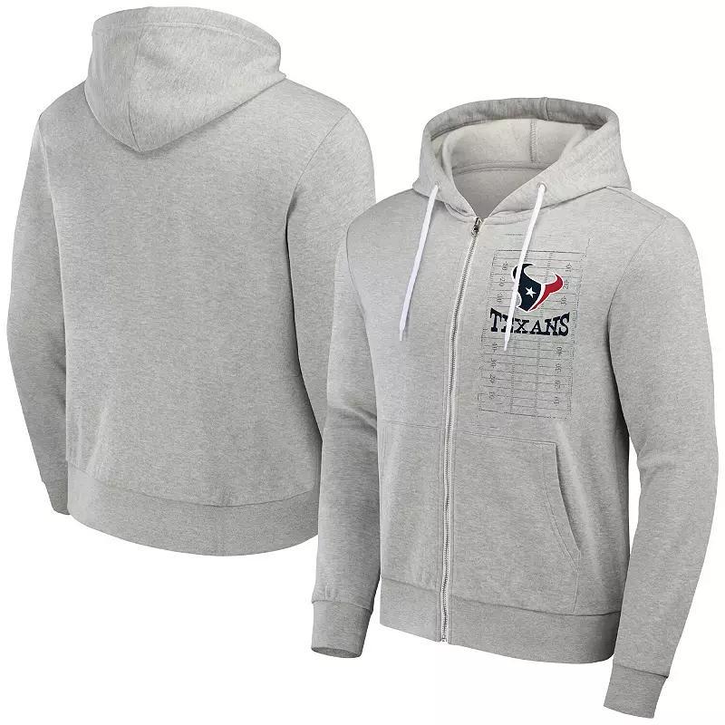 Men's NFL x Darius Rucker Collection by Fanatics Heather Gray Las Vegas Raiders Domestic Full-Zip Hoodie, Size: Large, Lvr Grey Product Image