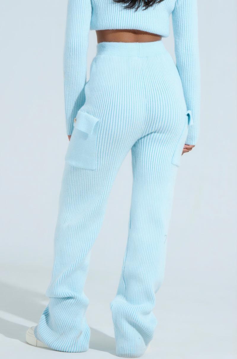 LUCY SWEATER KNIT CARGO PANT Product Image