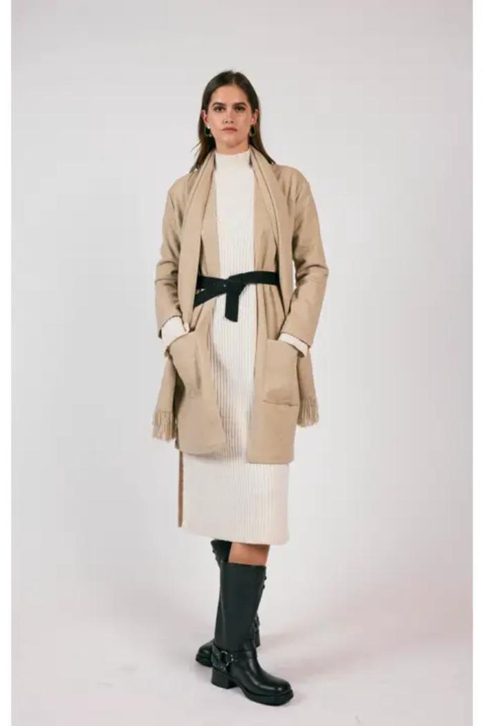 Campbell Adjustable Scarf Coat Product Image