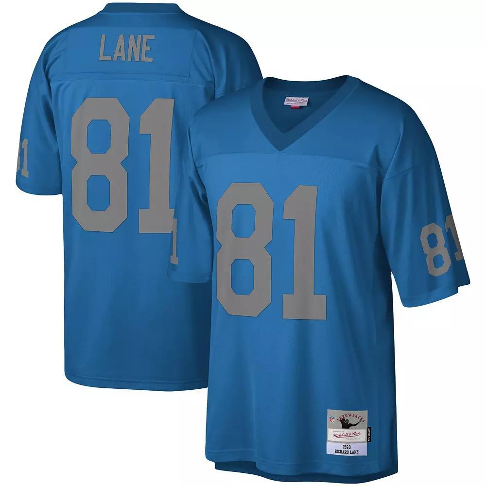 Men's Mitchell & Ness Dick ''Night Train'' Lane Blue Detroit Lions Legacy Replica Jersey, Size: Large Product Image