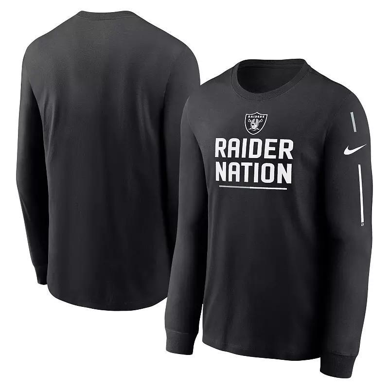 Mens Nike Royal Buffalo Bills Primary Logo Long Sleeve T-Shirt Product Image