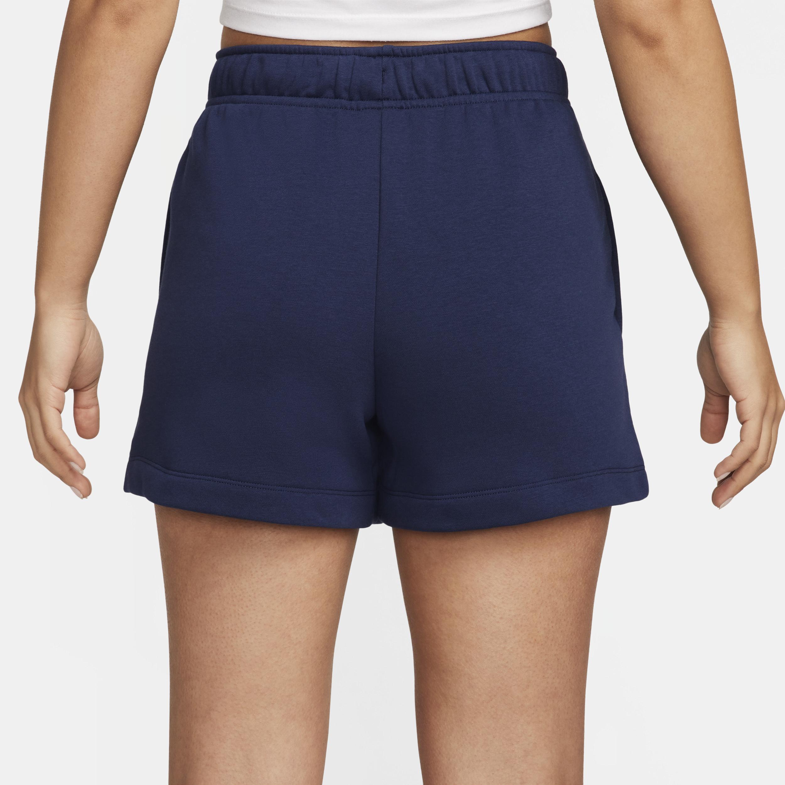 Womens Nike Sportswear Club Fleece Mid-Rise Graphic Shorts Product Image