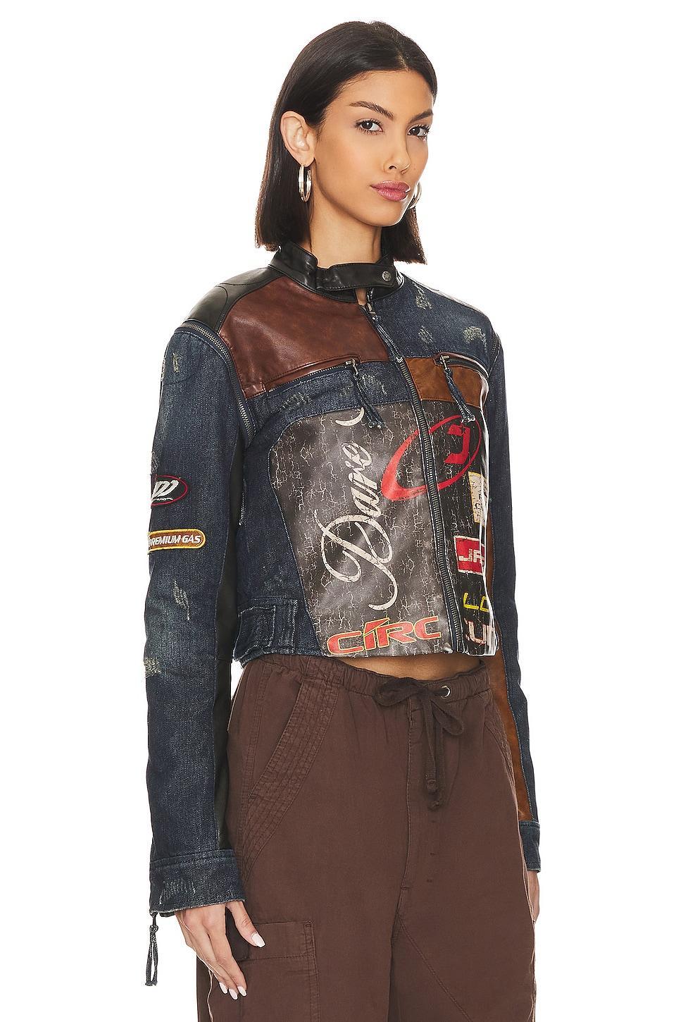 Daytona Zip Off Sleeve Moto Jacket Jaded London Product Image