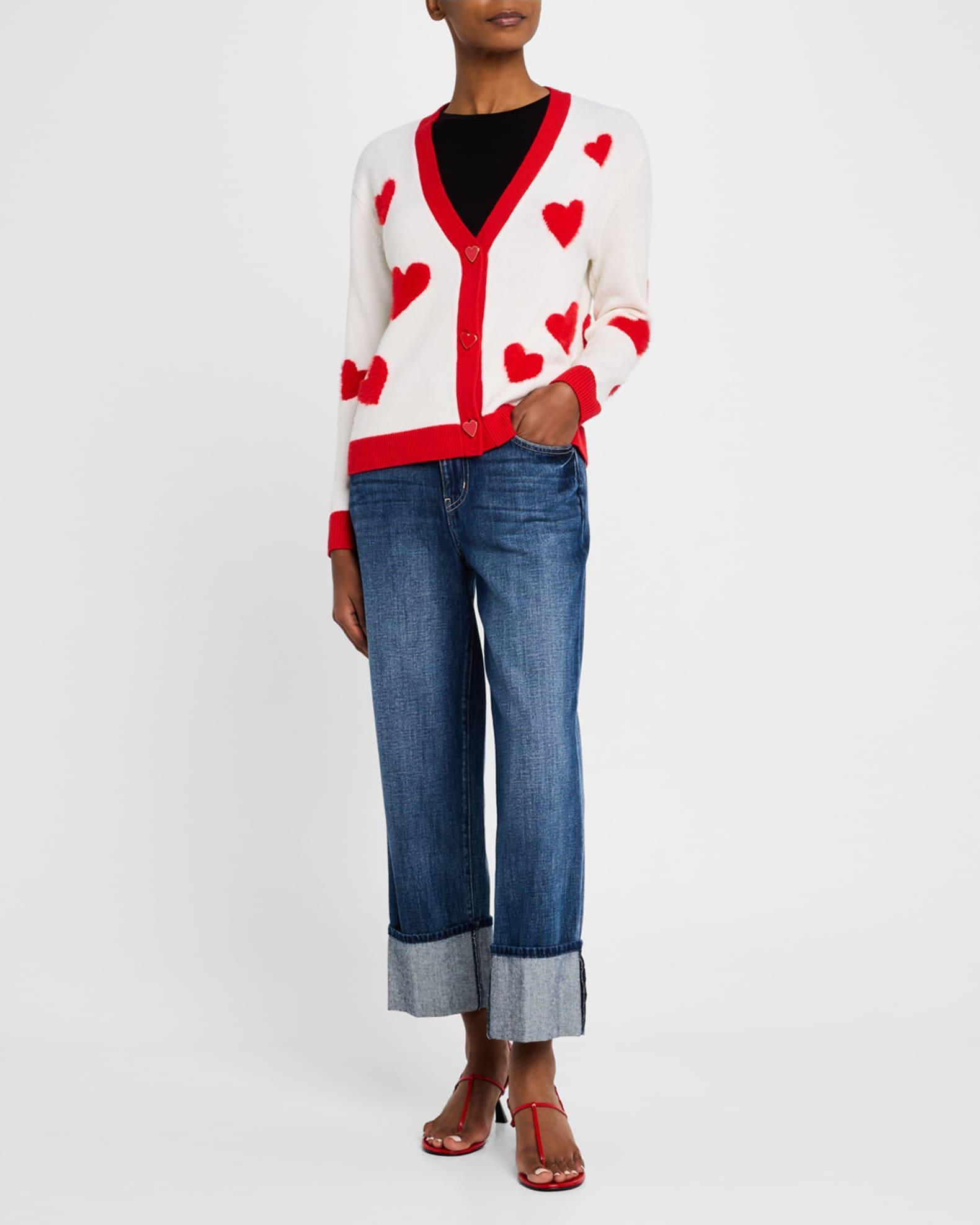 Bradley Heart Wool-Blend Cardigan Product Image