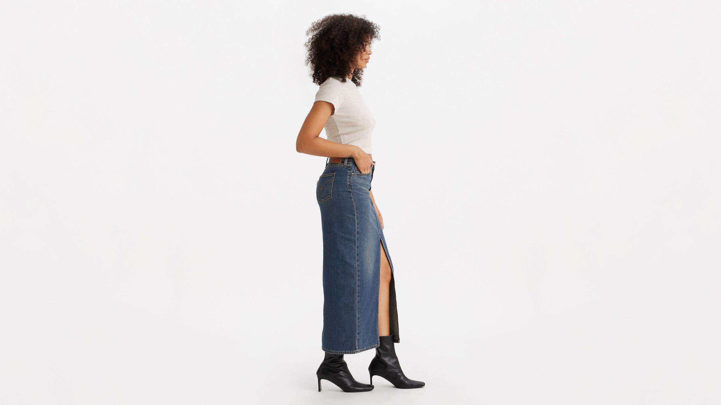 Ankle Column Corduroy Skirt Product Image
