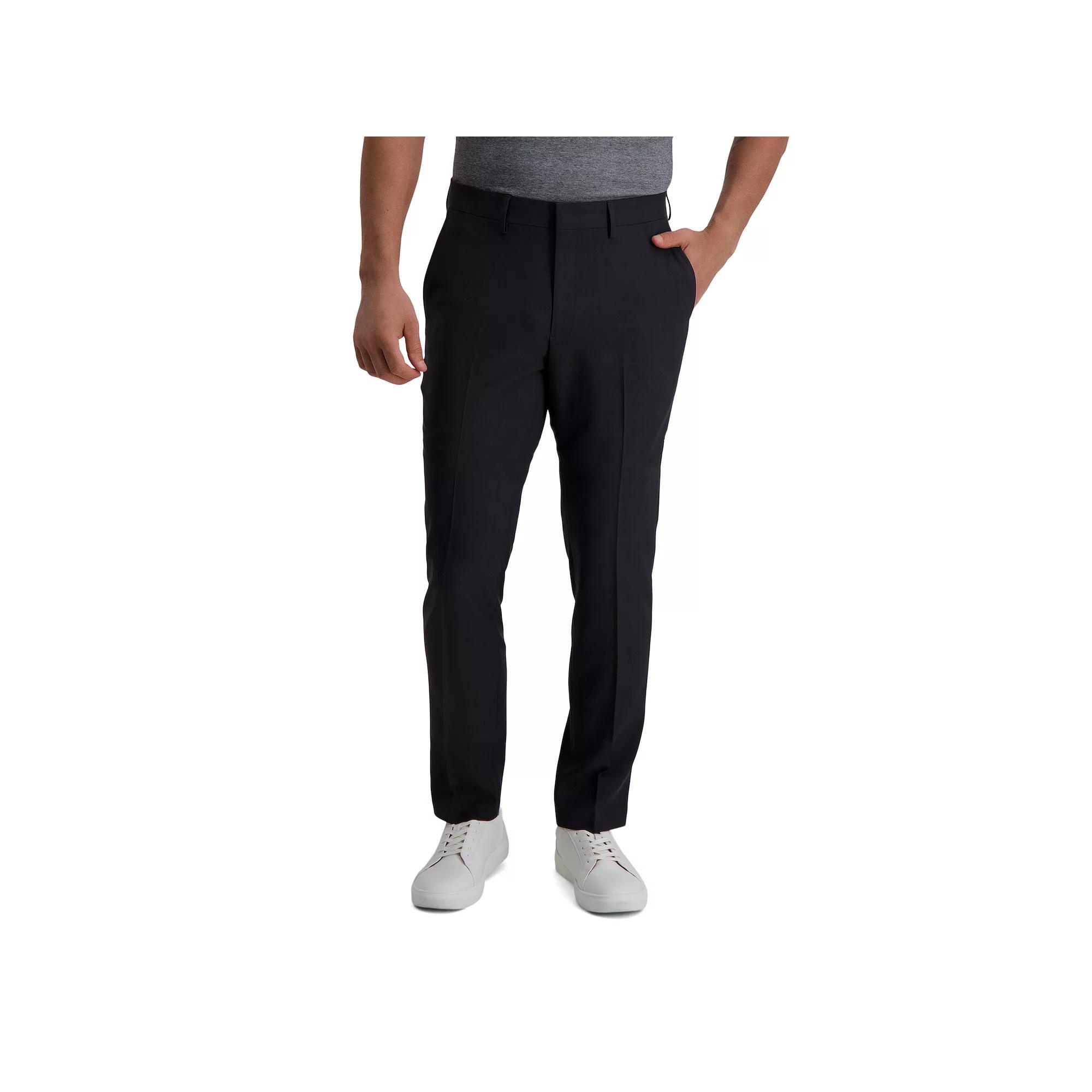 Mens Haggar Smart Wash Repreve Slim-Fit Suit Pants Grey Product Image